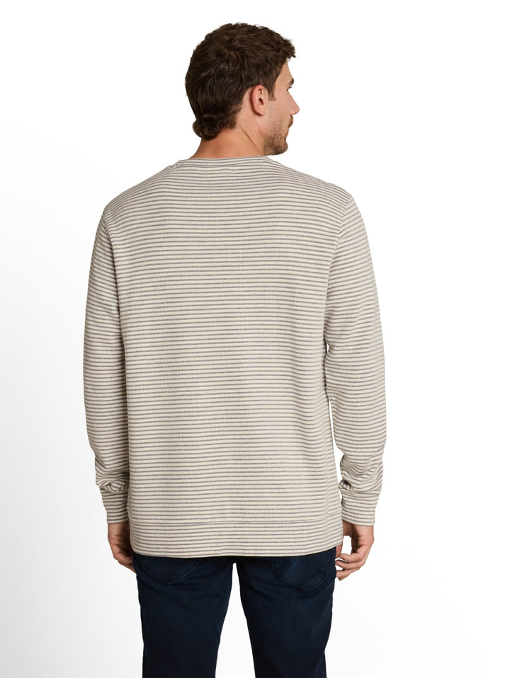 structured stripe longsleeve, offwhite structured stripe 40803 Bild 4