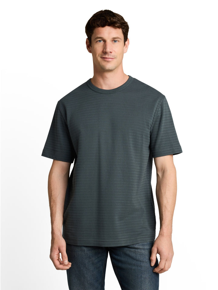 structured t-shirt, Darkest Olive 14406 Bild 5