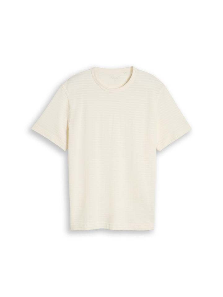 structured t-shirt, Gardenia White 10348 Bild 1
