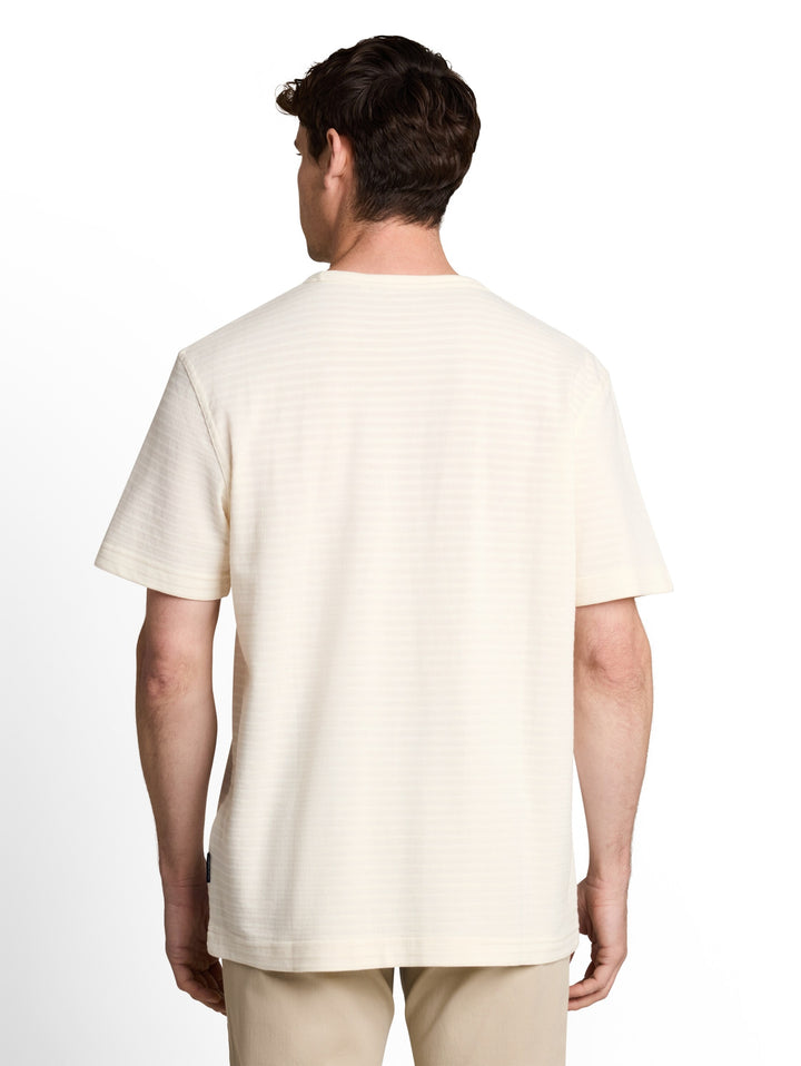 structured t-shirt, Gardenia White 10348 Bild 4