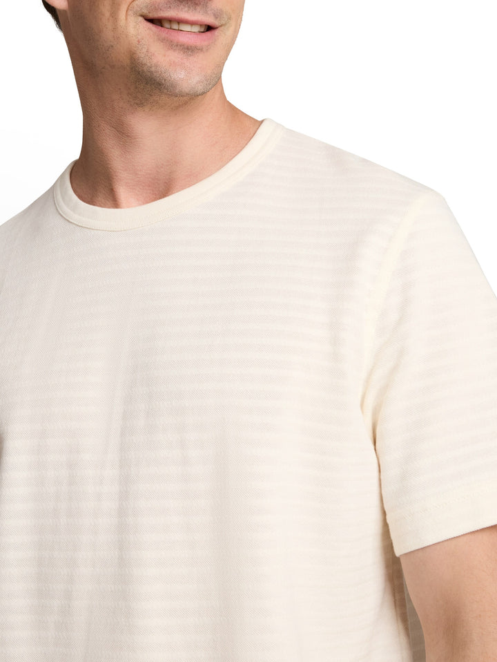 structured t-shirt, Gardenia White 10348 Bild 6