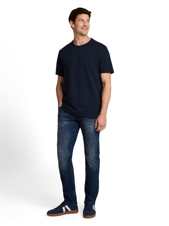 structured t-shirt, sky captain blue 10668 Bild 3