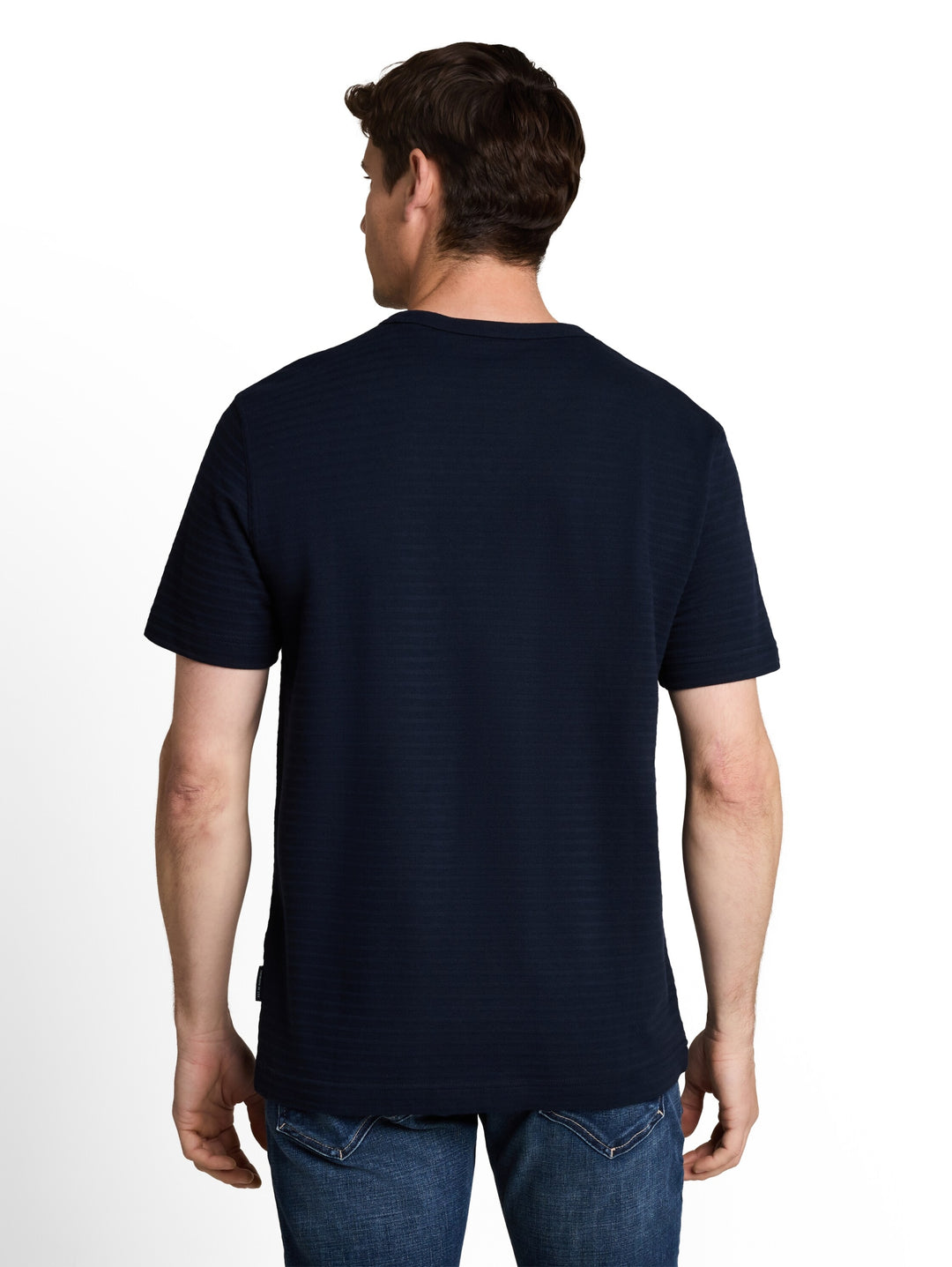 structured t-shirt, sky captain blue 10668 Bild 4