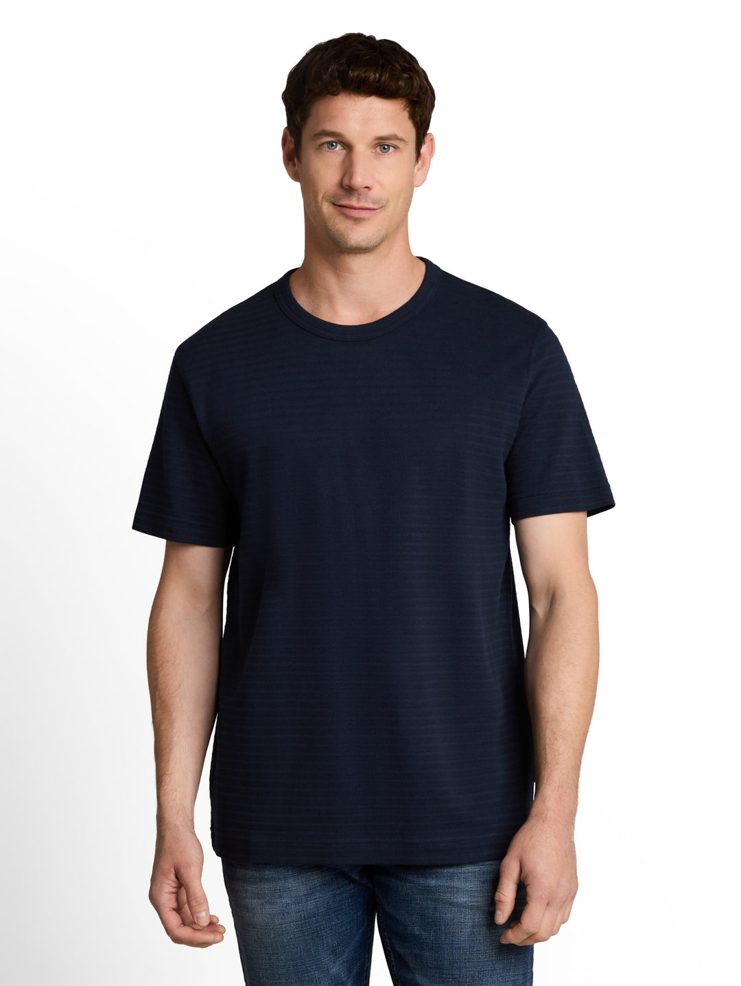 structured t-shirt, sky captain blue 10668 Bild 5
