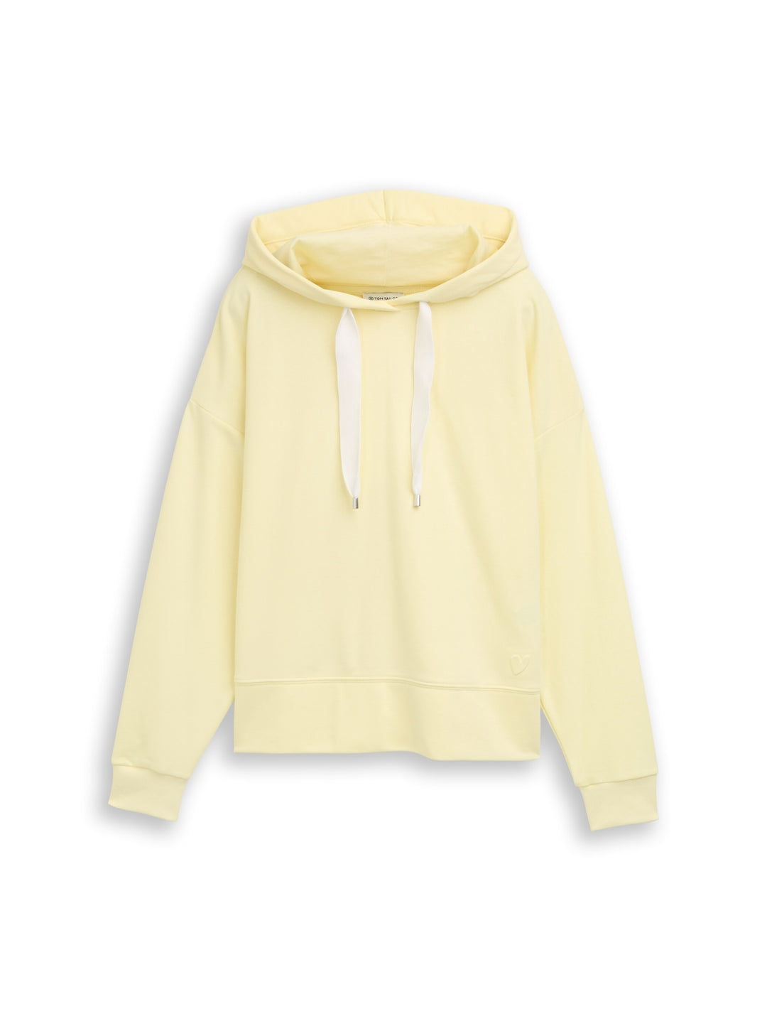 Sweatshirt hoodie w emboss, soft lemon 38887 Bild 1