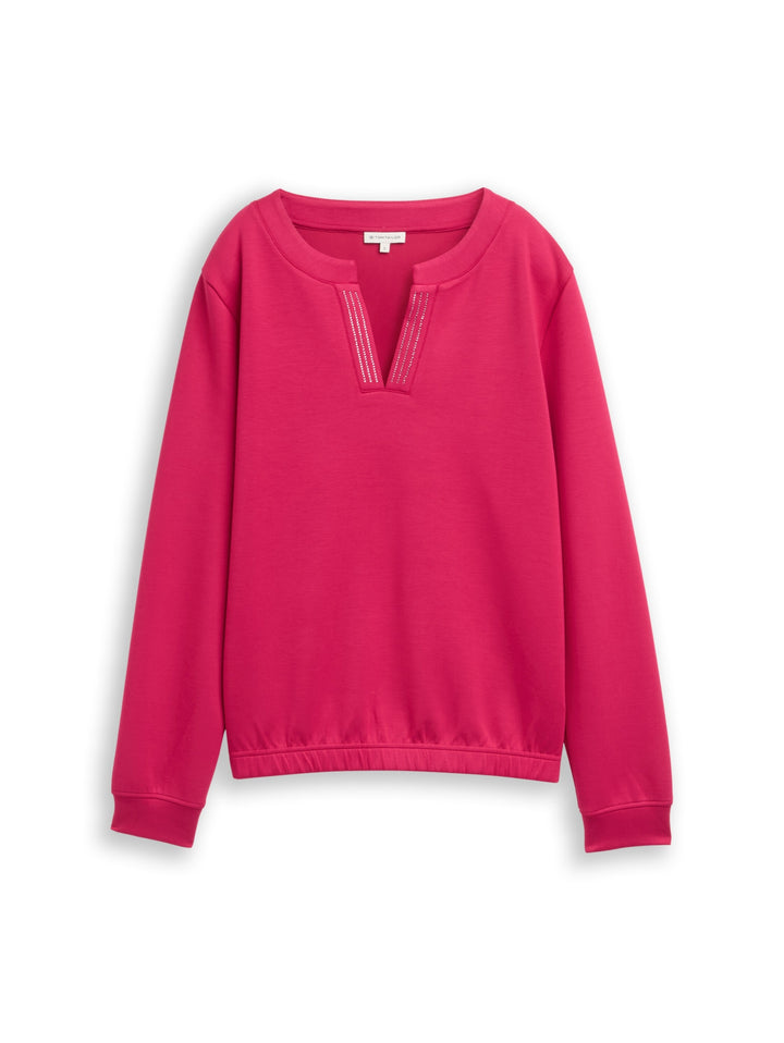 Sweatshirt scuba, dark pink 38999 Bild 1