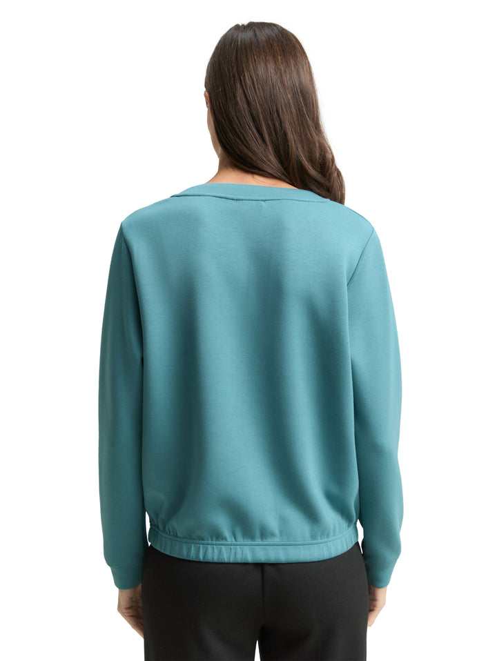 Sweatshirt scuba, tropical teal 31666 Bild 4