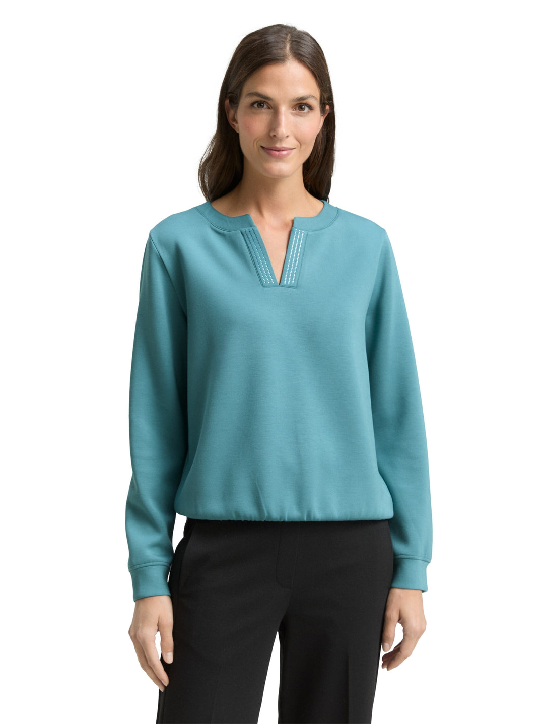 Sweatshirt scuba, tropical teal 31666 Bild 5
