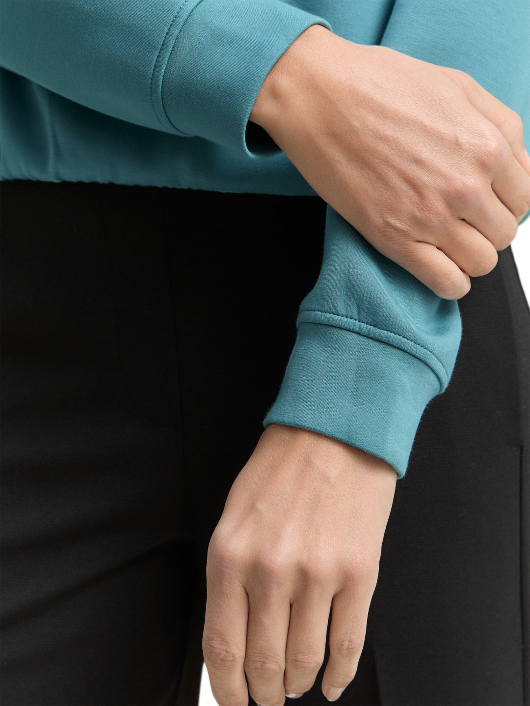 Sweatshirt scuba, tropical teal 31666 Bild 6