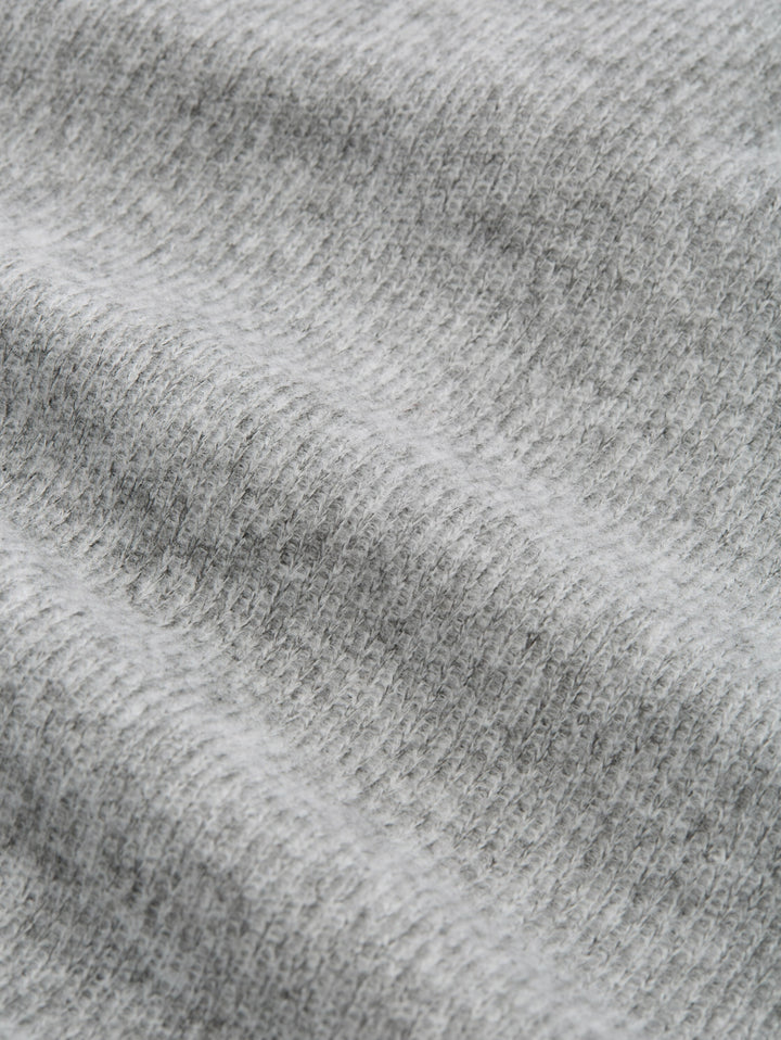 Sweatshirt wide roll neck cosy, soft grey melange 40730 Bild 2