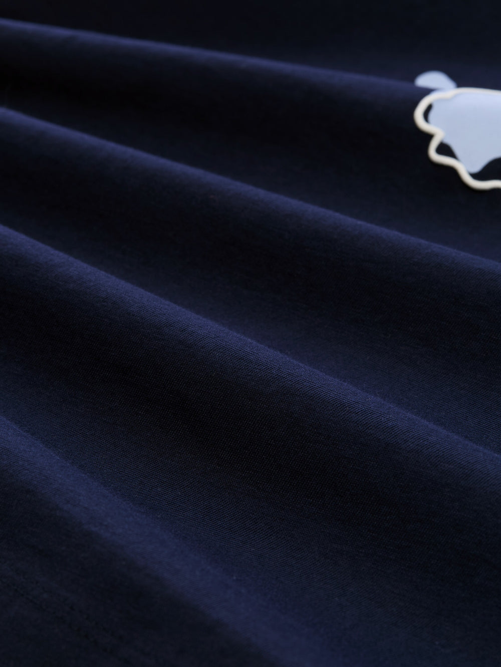 T-shirt basic crew neck print, sky captain blue 10668 Bild 2