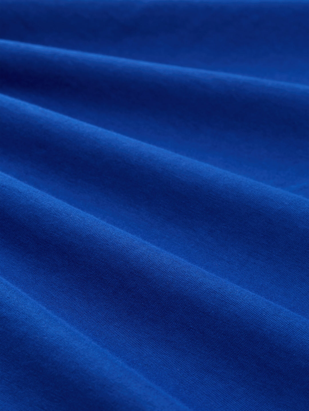 T-shirt basic crew neck print, shiny royal blue 14531 Bild 2