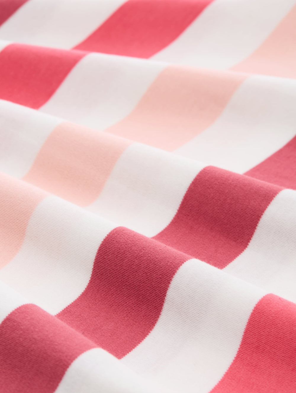 T-shirt boxy crew neck with pr, coral offwhite stripe 40483 Bild 2