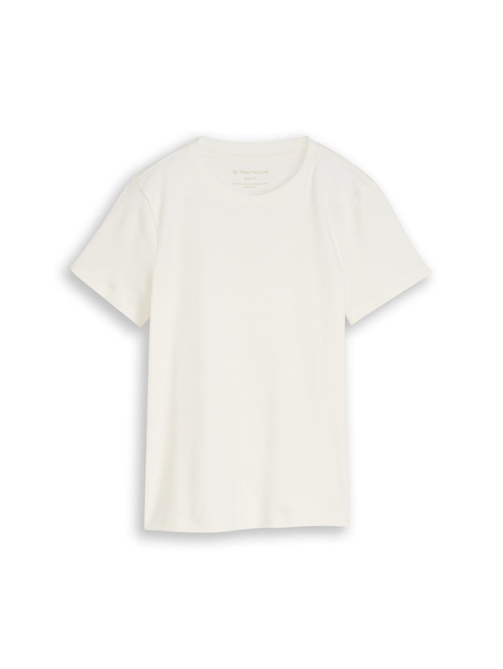 T-shirt  crew neck basic inter, Whisper White 10315 Bild 1
