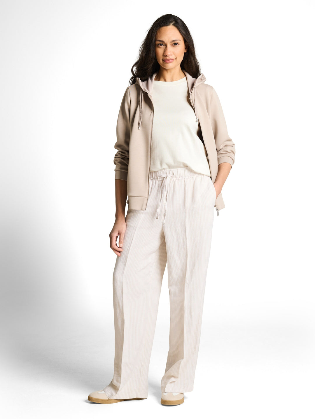 T-shirt  crew neck basic inter, Whisper White 10315 Bild 3