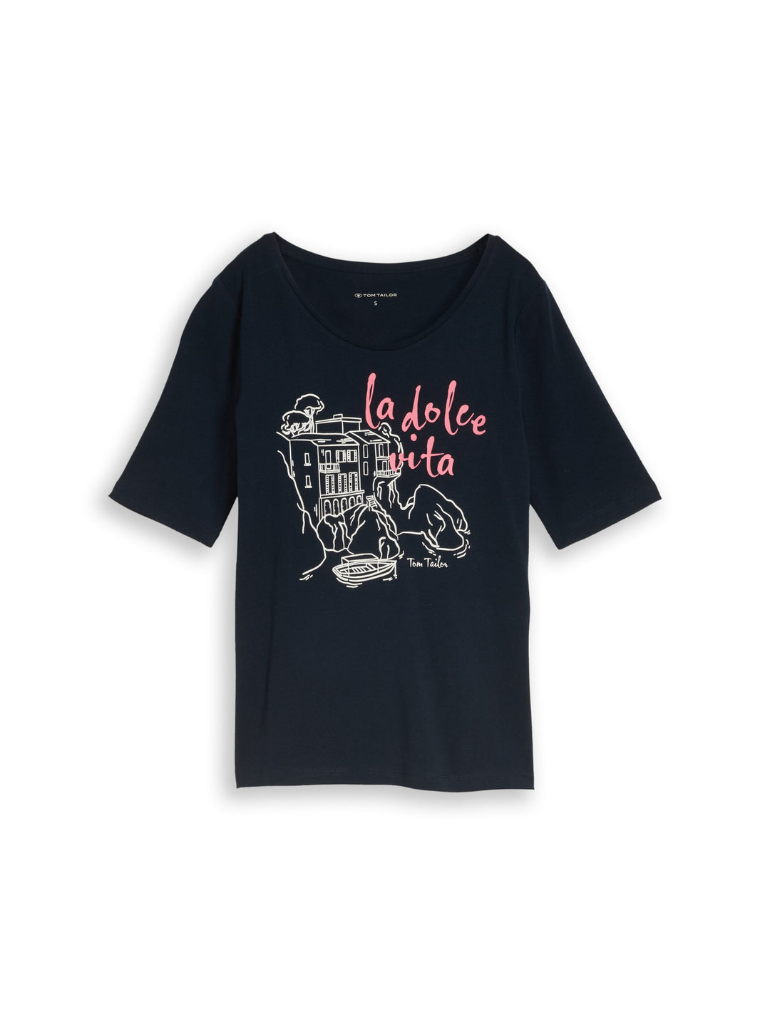 T-shirt crew neck with print, Lunar Eclipse 11019 Bild 1