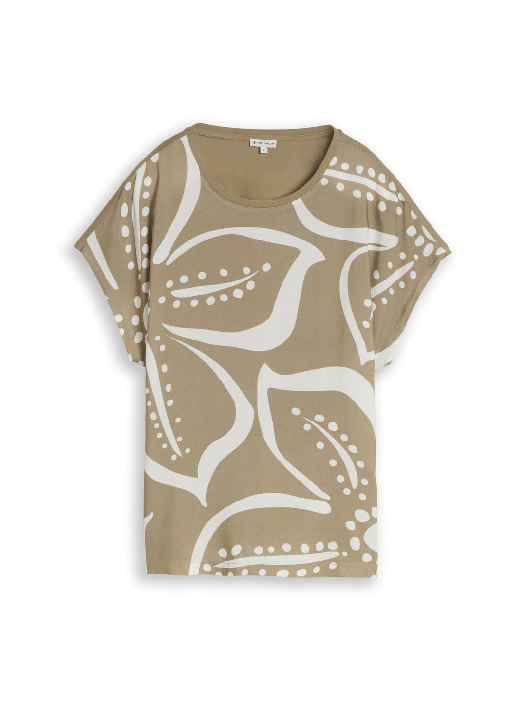 T-Shirt fabric mix, Silver Olive 11863 Bild 1