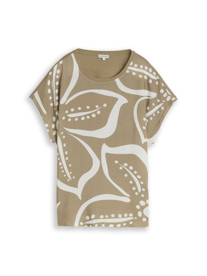 T-Shirt fabric mix, Silver Olive 11863 Bild 1