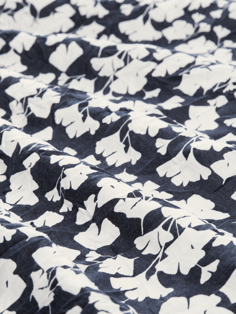 T-shirt henley crincle allover, blue ginkgo minimal 39735 Bild 2