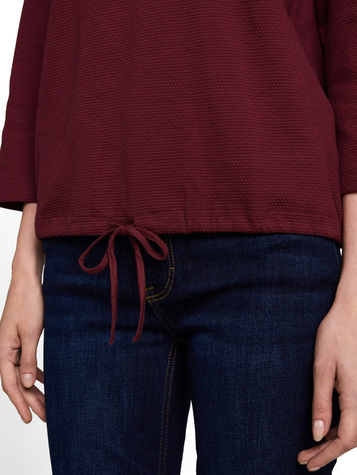 T-shirt hoody stripe structure, Preppy Plum 10342 Bild 12