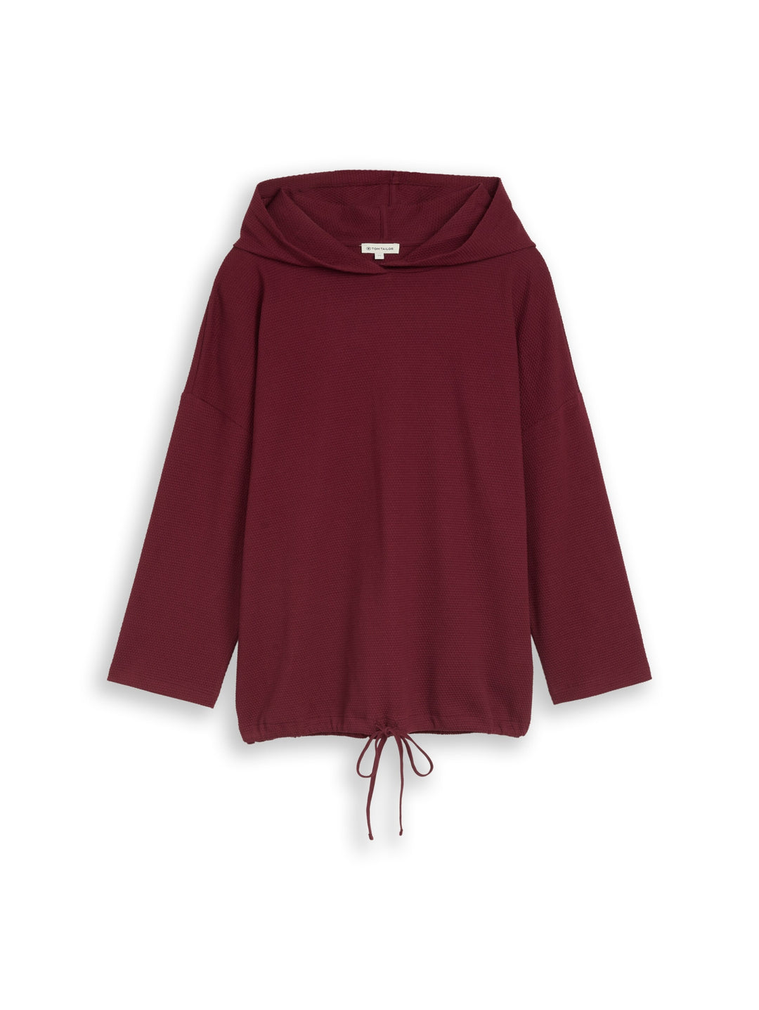 T-shirt hoody stripe structure, Preppy Plum 10342 Bild 1
