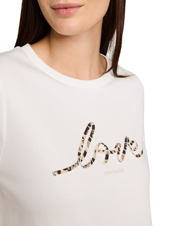 T-shirt interlock crew neck, Whisper White 10315 Bild 5