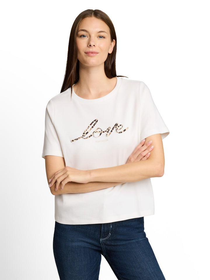 T-shirt interlock crew neck, Whisper White 10315 Bild 6