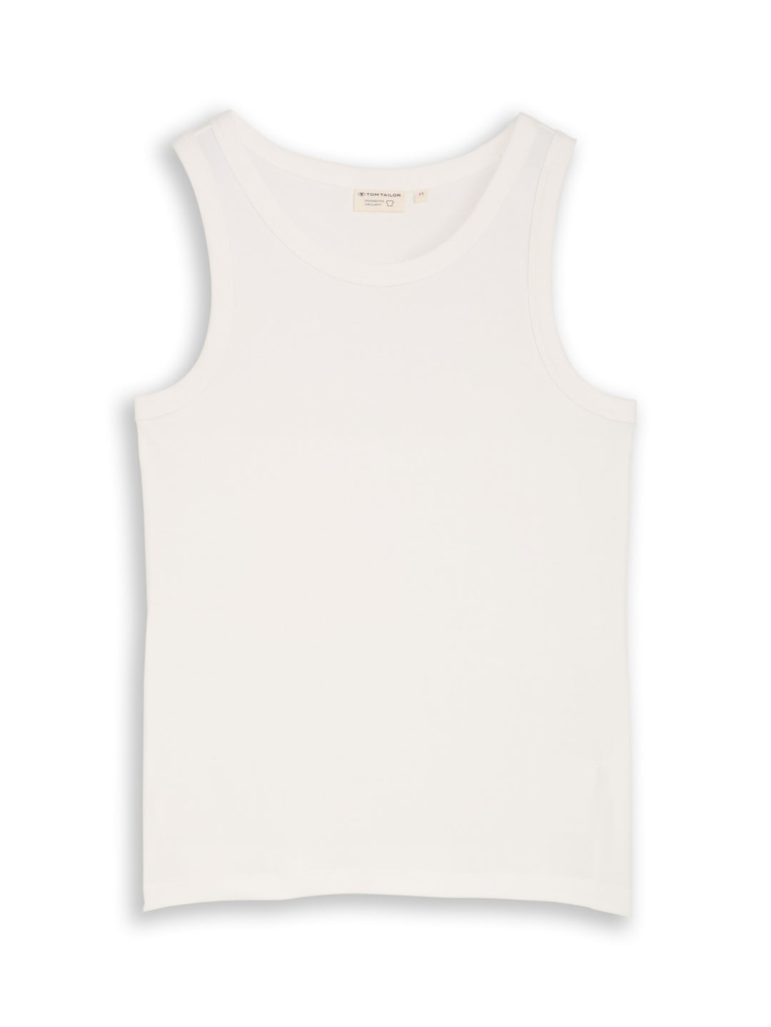 T-shirt rib top, Whisper White 10315 Bild 1