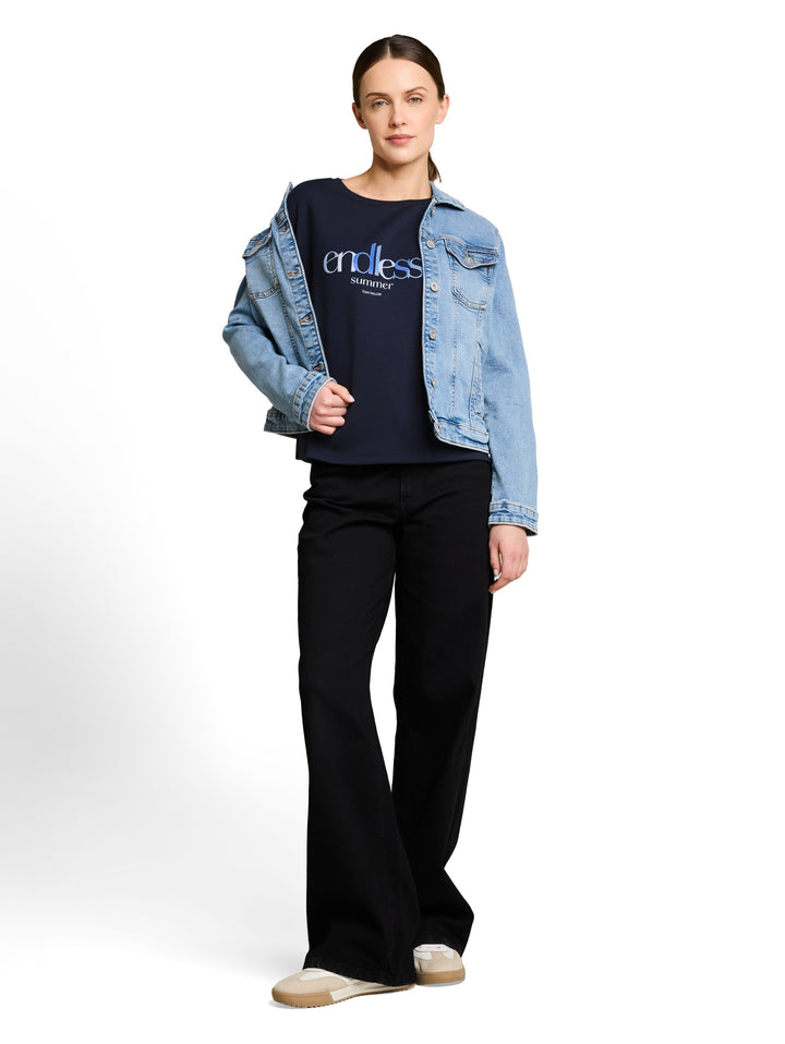 T-shirt scuba crew neck with p, sky captain blue 10668 Bild 3