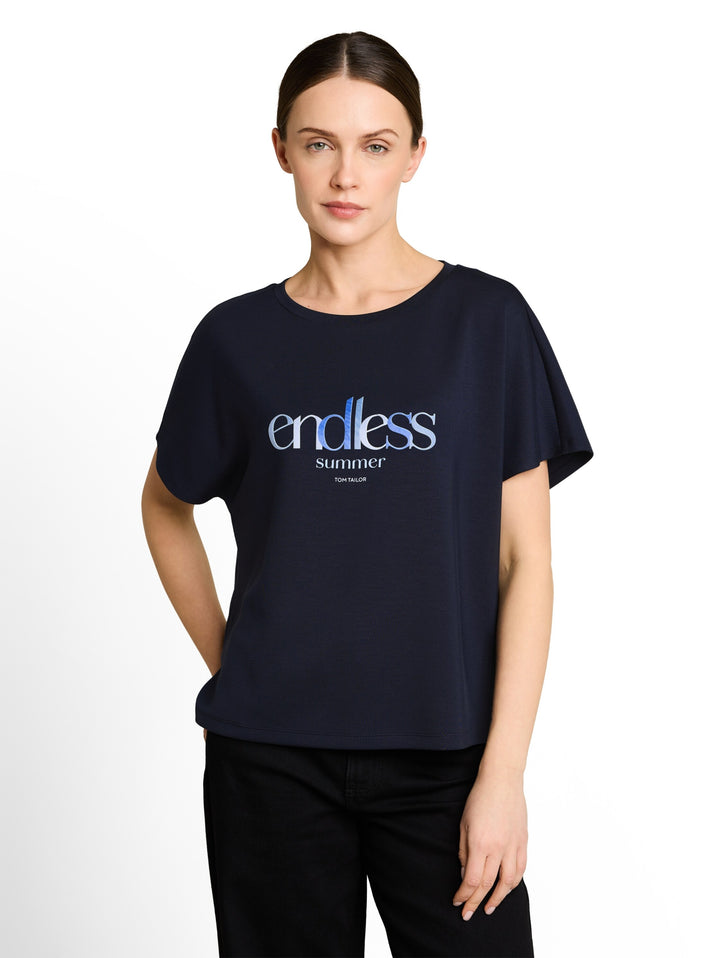T-shirt scuba crew neck with p, sky captain blue 10668 Bild 5