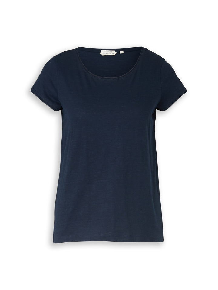 T-shirt slub jersey wide crew, sky captain blue 10668 Bild 1