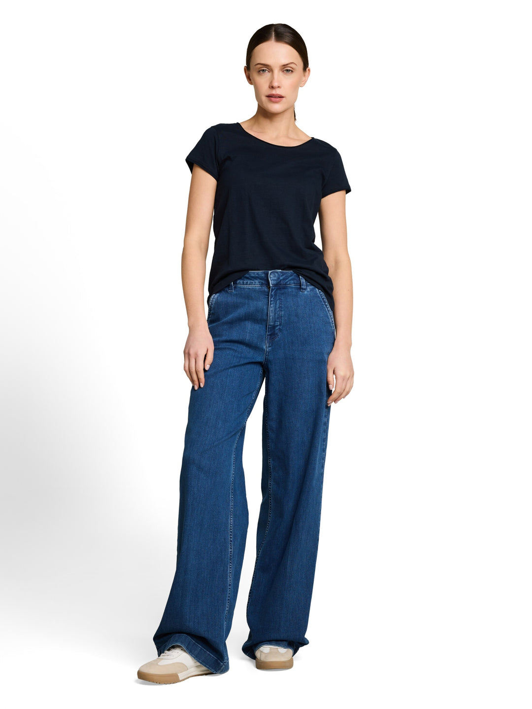 T-shirt slub jersey wide crew, sky captain blue 10668 Bild 3