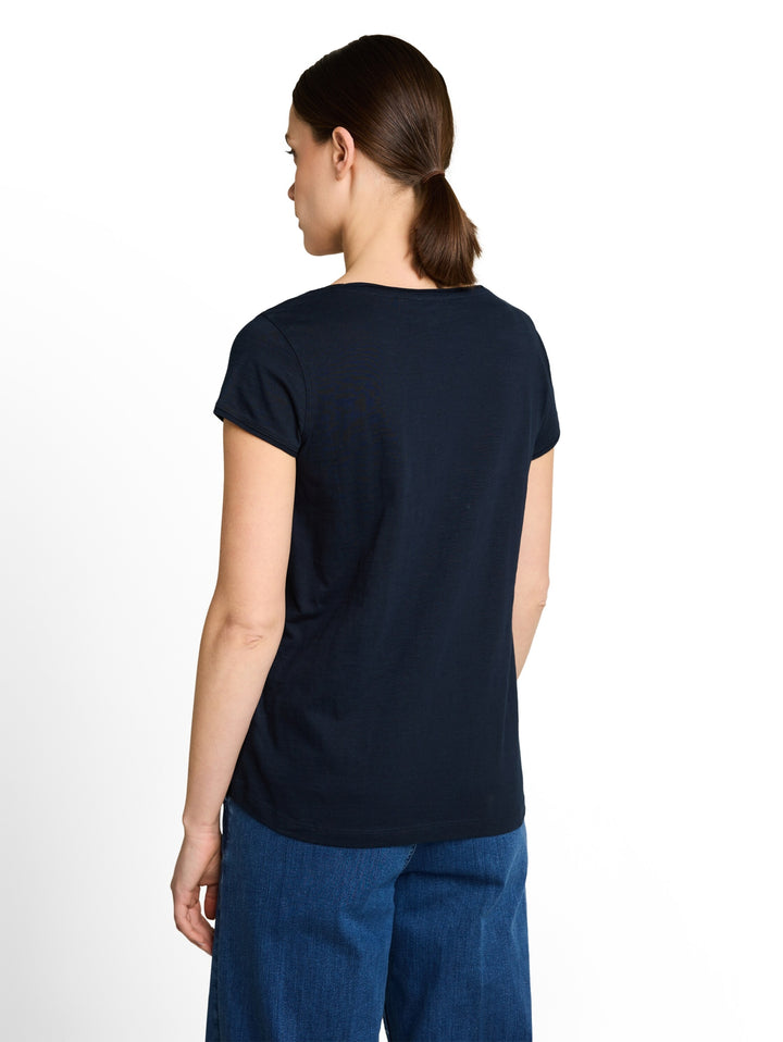 T-shirt slub jersey wide crew, sky captain blue 10668 Bild 4