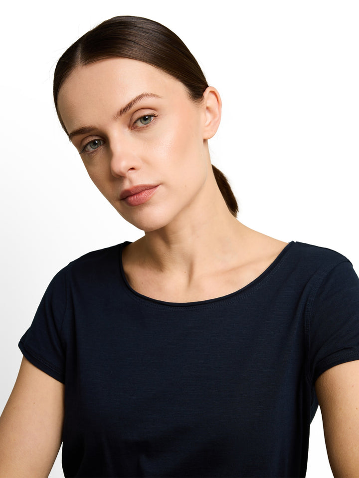 T-shirt slub jersey wide crew, sky captain blue 10668 Bild 6