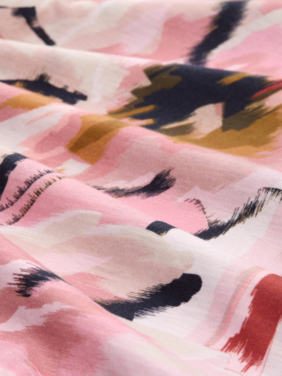 T-shirt slub jersey wide crew, big abstract flower print 39736 Bild 2