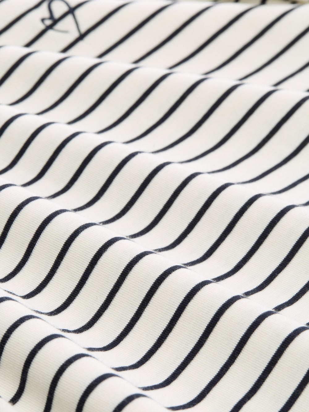 T-Shirt striped boatneck, navy offwhite stripe 40354 Bild 2
