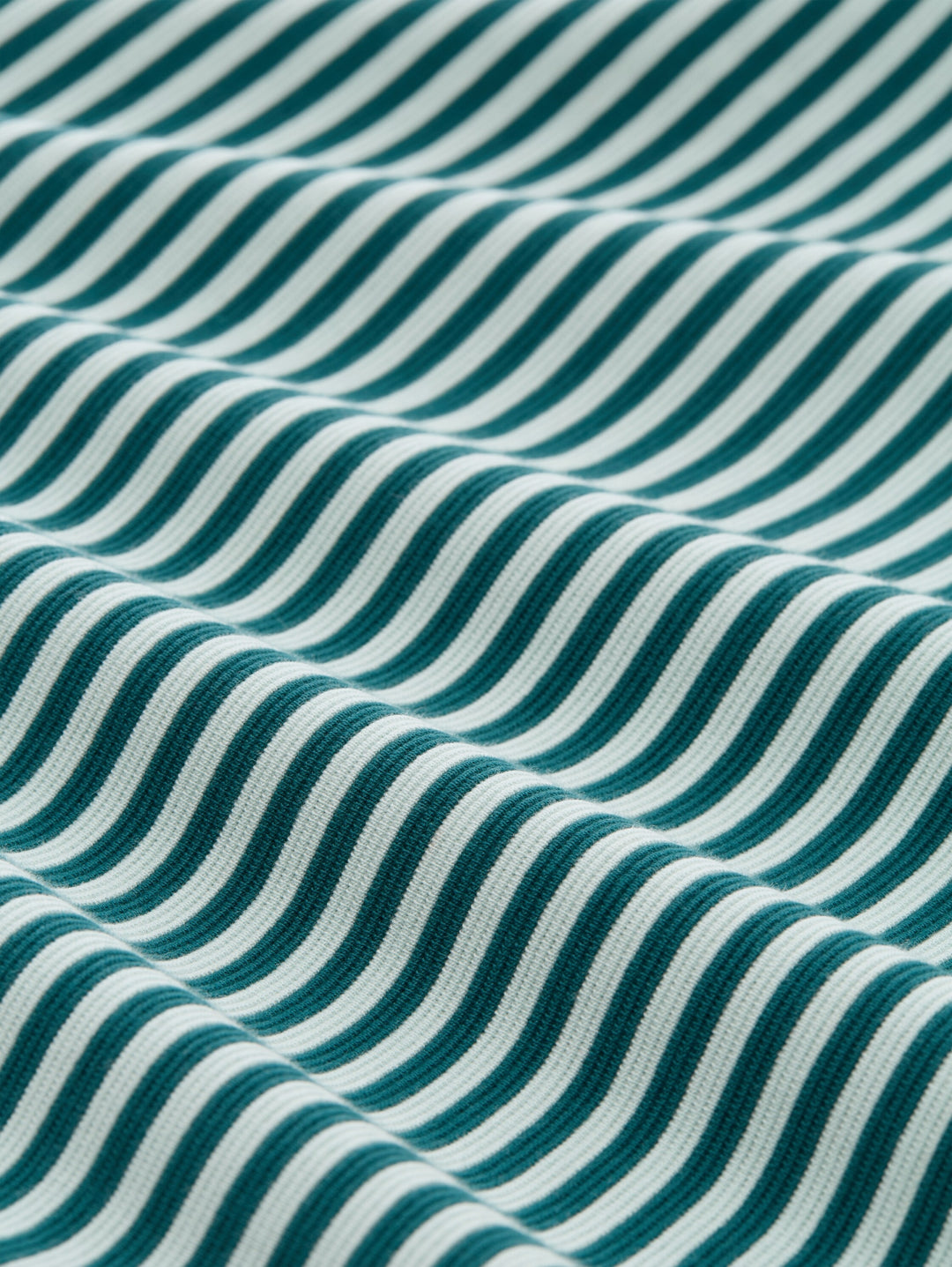 T-shirt structured, mint green regular stripe 40016 Bild 2
