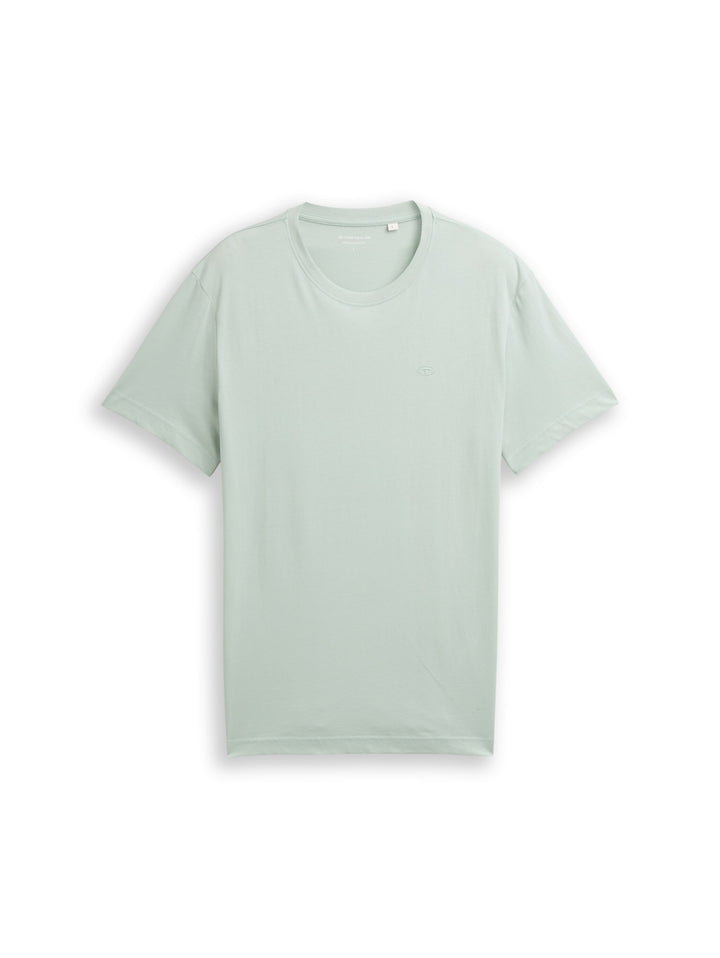 t-shirt with embro, soft greyish green 12792 Bild 1