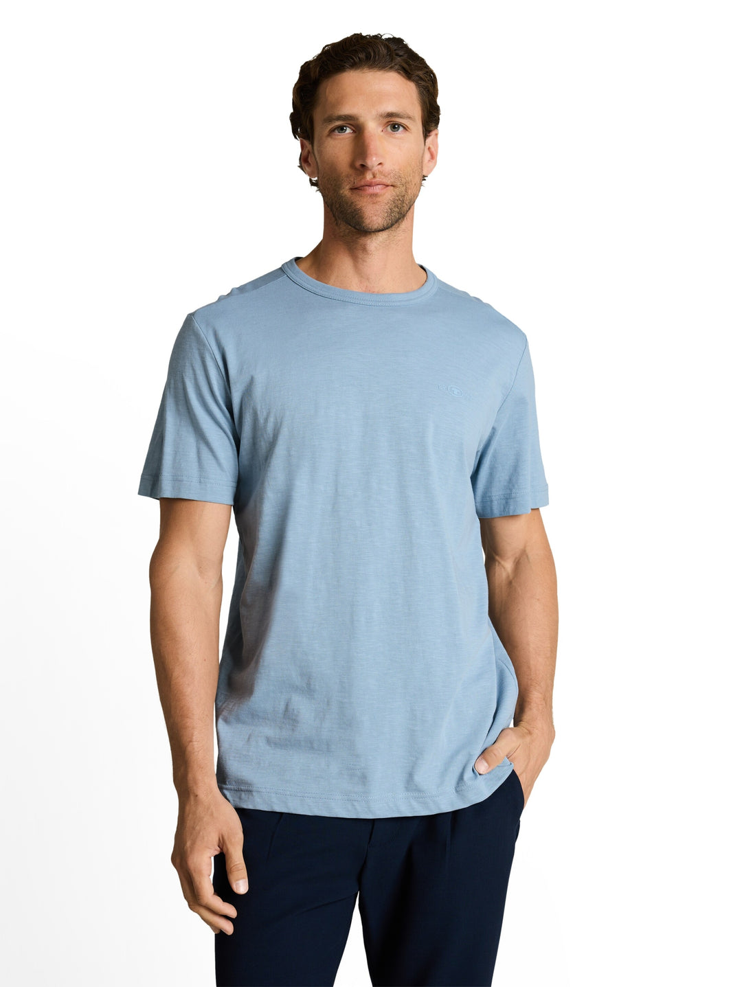 t-shirt with print, mountain spring blue 39441 Bild 5