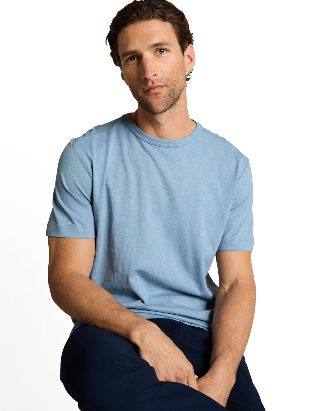 t-shirt with print, mountain spring blue 39441 Bild 6