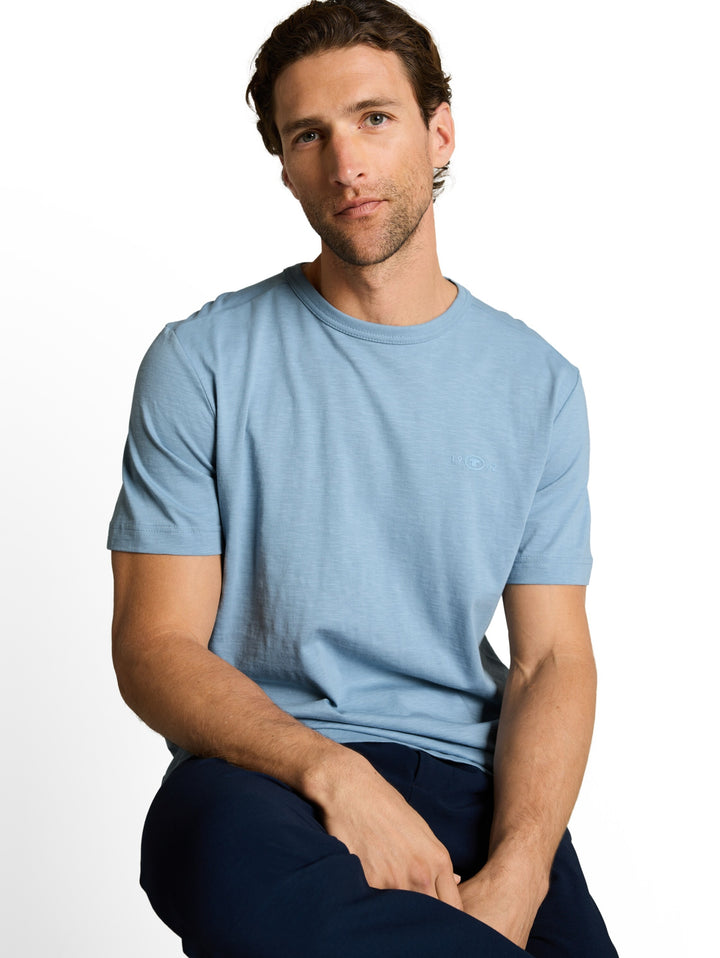 t-shirt with print, mountain spring blue 39441 Bild 6
