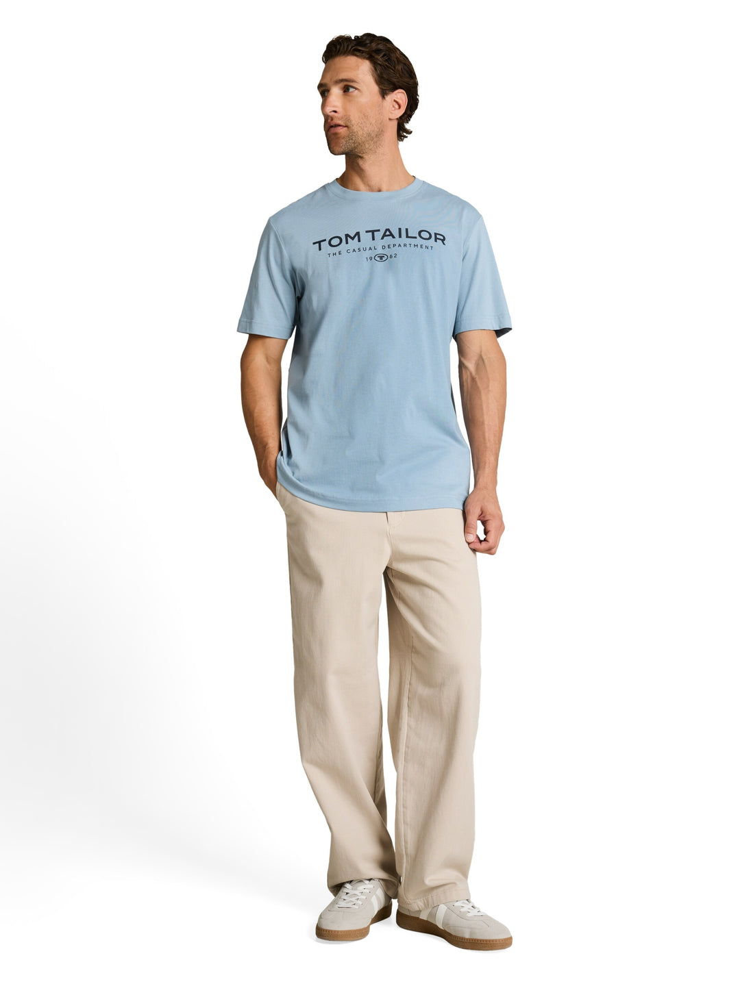 t-shirt with print, mountain spring blue 39441 Bild 3