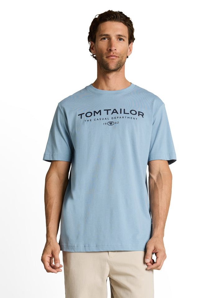 t-shirt with print, mountain spring blue 39441 Bild 5