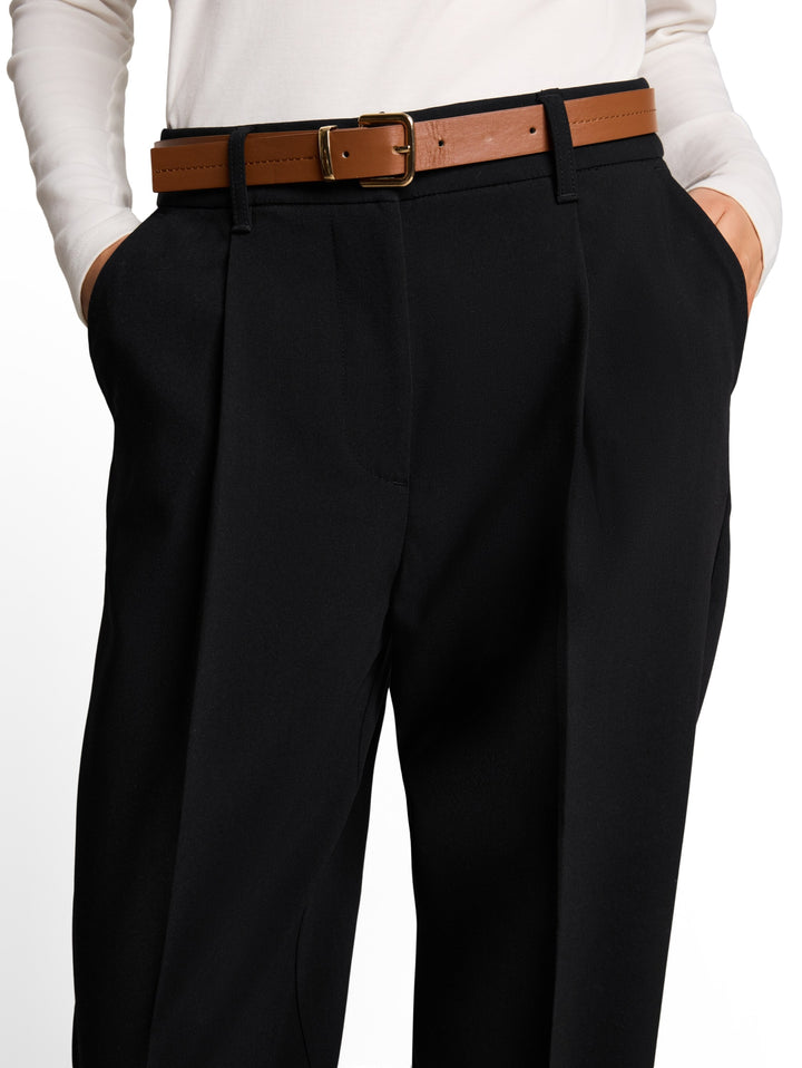 tailored loose fit pants, deep black 14482 Bild 6