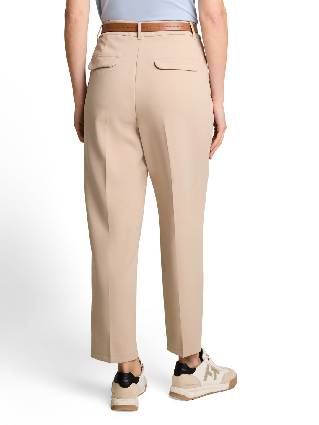 tailored loose fit pants, Gravel Beige 10461 Bild 4