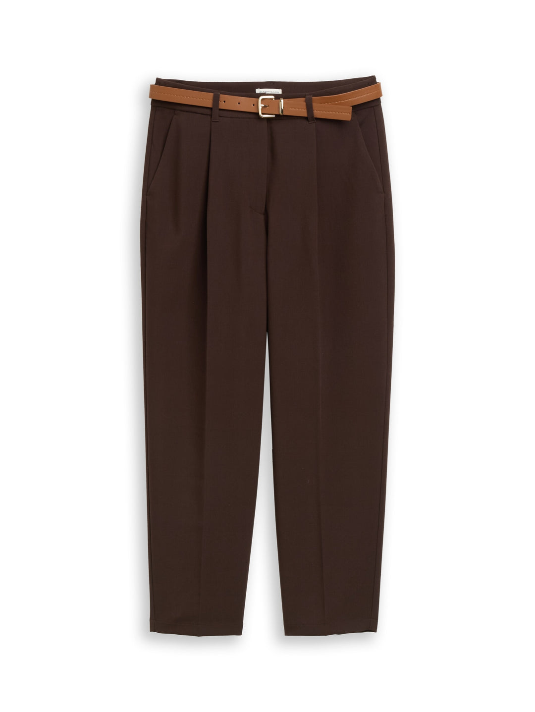 tailored loose fit pants, java dark brown 13234 Bild 1
