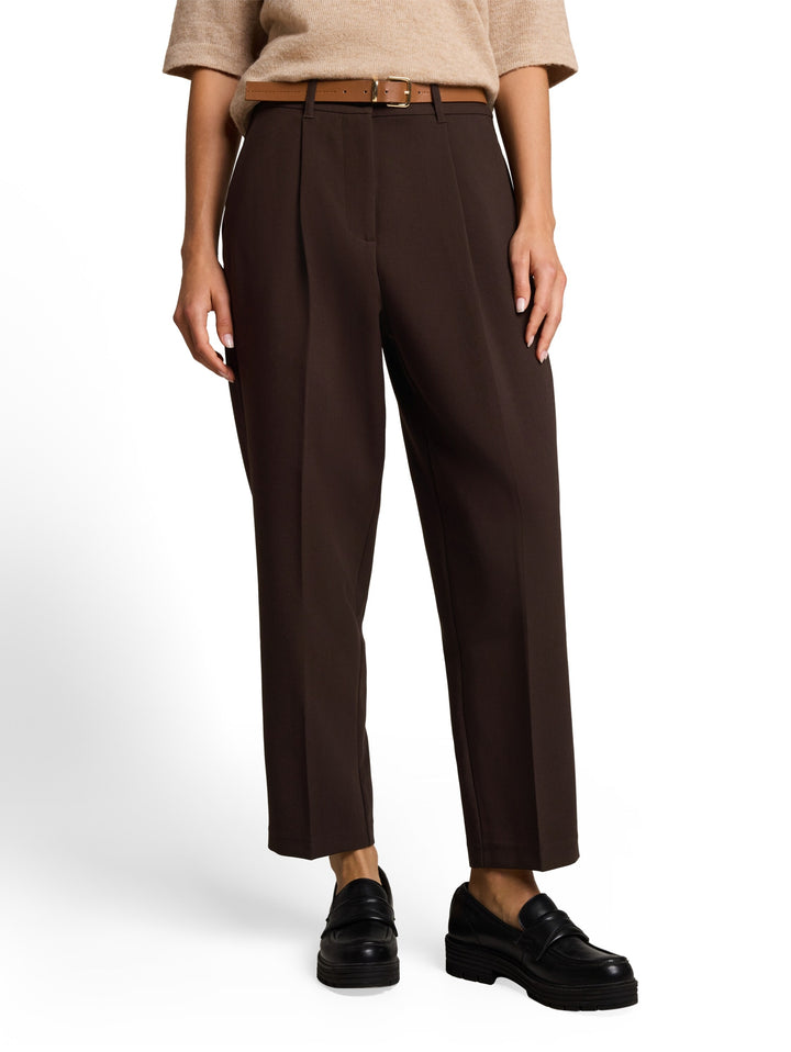 tailored loose fit pants, java dark brown 13234 Bild 2
