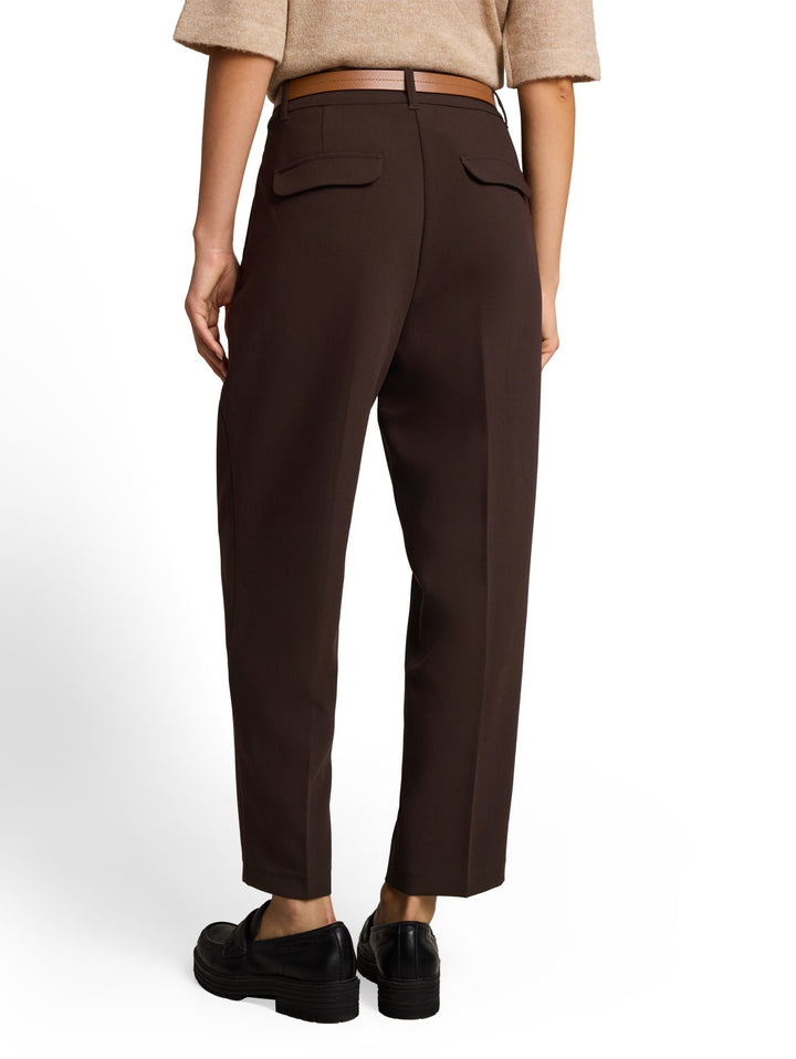 tailored loose fit pants, java dark brown 13234 Bild 4
