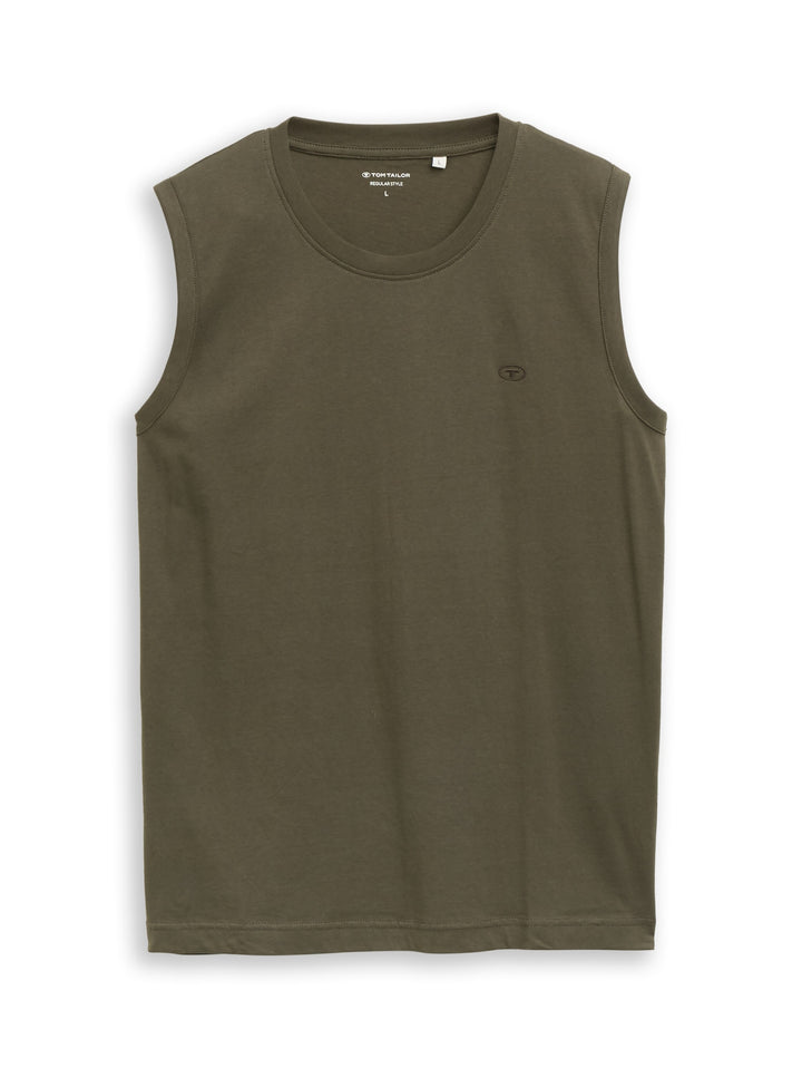 tanktop with embro, deep leaf green 26543 Bild 1