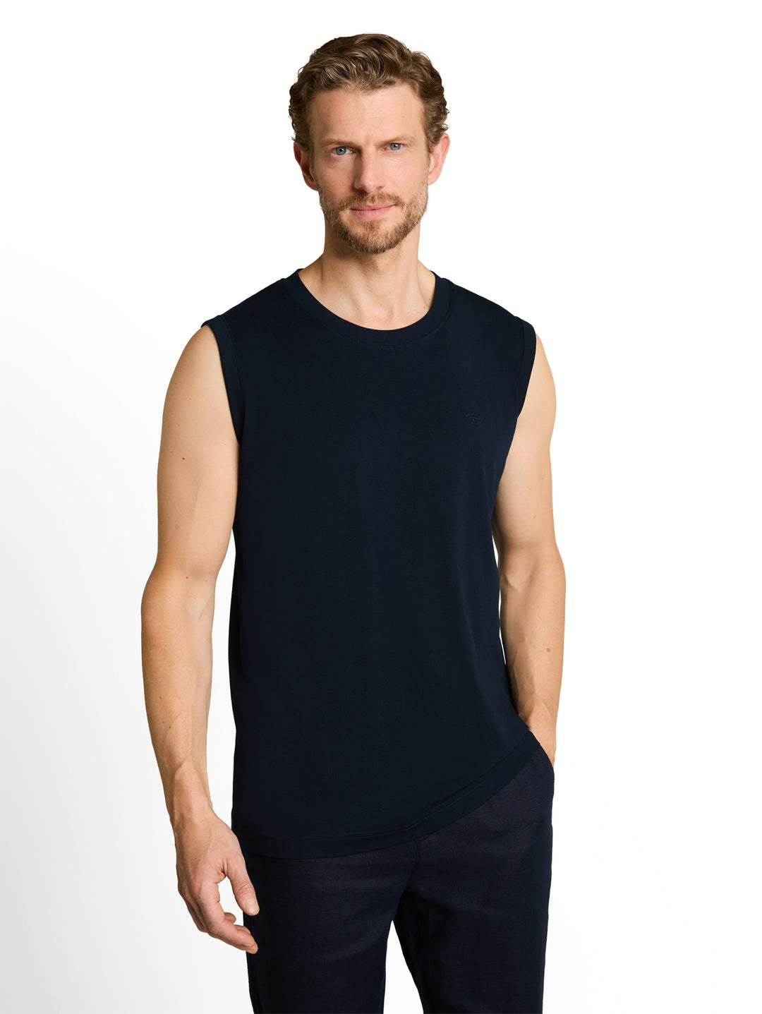 tanktop with embro, sky captain blue 10668 Bild 6